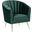 Rosemont Accent Chair in Green and Gold