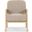 Roslina Boucle Accent Chair In Light Brown and Natural