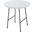 Rossmore Black Base Side Table With White Top