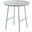 Rossmore White Base Side Table With White Top
