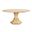 Round Dining Table In Brown