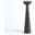 Round Top Small Candle Stand In Black