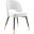 Rouse Performance Velvet Dining Side Chair In White