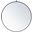 Rowan Black Round Mirror MR4739BK