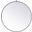 Rowan Black Round Mirror MR4745BK