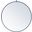 Rowan Blue Round Mirror MR4739BL