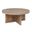 Rowan Mango Wood and Cane Round Coffee Table In Natural