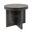 Rowan Mango Wood and Cane Round End Table In Black