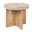 Rowan Mango Wood and Cane Round End Table In Natural