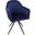 Rowe Swivel Arm Chair In Sapphire Blue