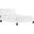 Roxanne Performance Velvet Full Platform Bed In White