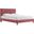 Roxanne Performance Velvet Queen Platform Bed In Dusty Rose MOD-6286-DUS