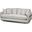 Roy I 84 Inch Frost Gray Upholstered Three Seater Sofa