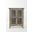 Rustic Shores 32 Inch 2 Door Accent Cabinet In Brown Grey