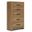 Ryderton Five Drawer Chest In Auburn
