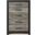 Ryderton Five Drawer Chest In Black and Gray