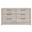 Ryderton Six Drawer Dresser In Gray