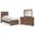Ryderton Youth Panel Bedroom Set In Auburn