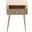 Rylan Iron Night Stand In Beige