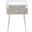 Rylan Iron Night Stand In White