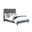 Ryleigh Eastern king Bed In Gray