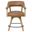 Rylie 24 Inch Vegan Leather Swivel Counter Chair In Camel