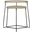 Ryne Light Oak and Black Retro Mid Century Stacking End Table