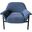 Sabrina Accent Chair In Navy Blue