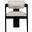 Sacha Linen Textured Fabric Dining Chair Set of 2 In Black and Beige