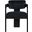 Sacha Velvet Dining Chair Set of 2 In Black