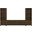 Sachin 3-piece Entertainment Center With 79 Inch TV Stand Dark Pine