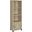 Sachin 3-shelf Media Tower With Storage Cabinet Antique Pine