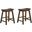 Saddleback 18" Stool Set of 2 In Cherry
