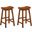 Saddleback 29" Dining Stool Set of 2 In Oak