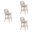 Sadie 30 Inch Bar Height Swivel Barstool Set of 3 In Ancient Stone