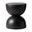 Sage Fiberglass Outdoor Side Table In Black