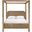 Salina Velvet Upholstered Full Bed In Beige