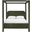 Salina Velvet Upholstered Full Bed In Green