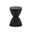 Sallie Outdoor Stool In Black
