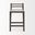 Sam Wood And Fabric Counter Stool In Brown