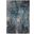 Samra Charcoal/Sky 1'6" x 1'6" Rug