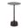 Samuel Metal Martini Cocktail Table In Black