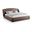 Sandro Chenille Fabric Upholstered Full Bed In Brown