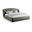 Sandro Chenille Fabric Upholstered Full Bed In Green