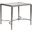 Metal Designs Sangiovese Rectangular End Table In Argento