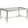 Metal Designs Sangiovese Small Rectangular Cocktail Table In Argento