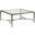 Metal Designs Sangiovese Square Cocktail Table In Argento