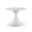 Sano 36 Inch Concrete Indoor and Outdoor Dining Table In Cream