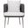 Santa Cruz Outdoor Arm Chair in Cadet Grey