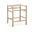 Santos Vegan Leather Upholstered Counter Stool In Beige